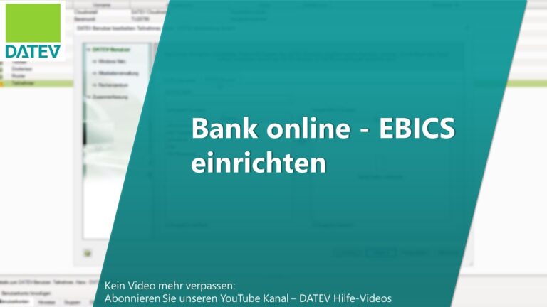 Datev Unternehmen online: Einfache Bankeneinrichtung jetzt möglich!
